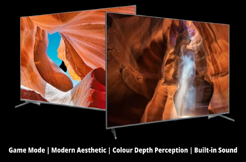 Vu 75-inch 4K HDR QLED Premium TV with Dolby Atmos and Dolby Audio
