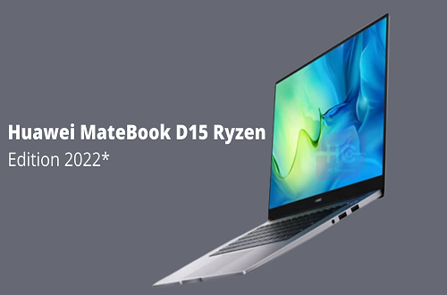 Huawei MateBook D15 Ryzen Edition 2022 with Wi-Fi 6 connectivity option