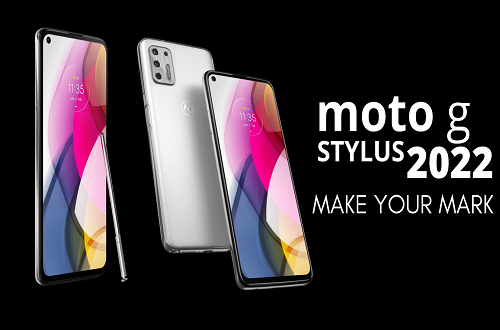 Moto G Stylus with a 90Hz refresh rate display, side-mounted fingerprint sensor