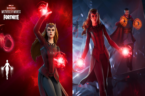 Scarlet Witch skin has arrived in Fortnite Battle Royale Game from Doctor Strange 2 movie