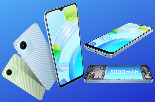 Realme C30 with a 120Hz touch sampling rate display, AI Camera