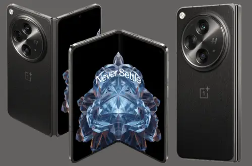 OnePlus Open with a 240Hz touch response rate dual display