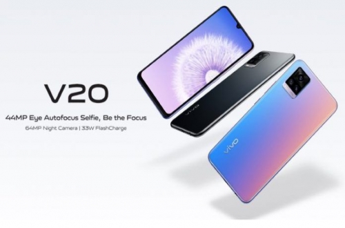 Vivo V20 with 4k Selfie video recording price in India, Specifications