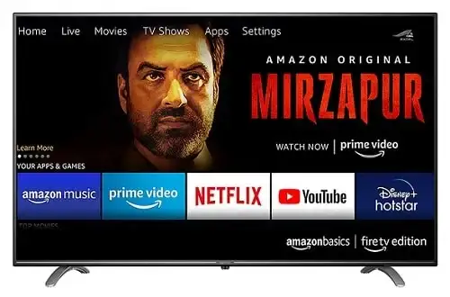 AmazonBasics Fire TV Edition 4K Ultra-HD TV with a Dolby Vision format