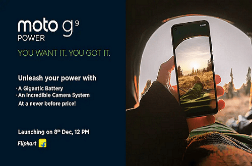 Moto G9 Power Launch Date in India, Price and specifications
