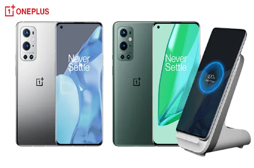 OnePlus 9R, OnePlus 9, OnePlus 9 Pro with Warp Charge 50 Wireless charging