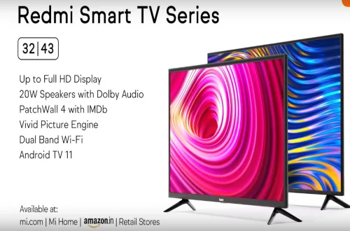 Redmi Smart TV 32, Redmi Smart TV 43 with Dolby Atmos 5.1 surround sound experience