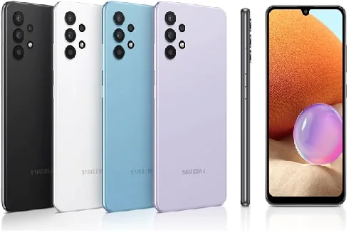 Samsung Galaxy A32 with a 90Hz Super AMOLED Infinity-U Display