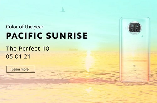 Xiaomi Mi 10i 5G Pacific Sunrise colour with a 108-megapixel camera